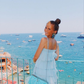 Blue Layered Short Homecoming Dress Summer Holiday Dress Y415