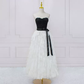 White and Black Prom Dress Fashion Sweetheart Prom Dress s32