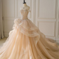 Off The Shoulder Light Champagne Ball Gown Stunning Sweet 16 Dress Y450