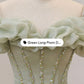 Charming Green Tulle Long Prom Dresses Generous Formal Dress  Y588