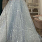 Glitter Sweetheart Long Prom Dress,Sexy A-line Evening Dress Y1391