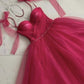 Gorgeous A-line Tulle Prom Dress,Elegant Graduation Dress Y1053