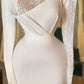 Chic White Long Wedding Dress Elegant Bridal Dress Y1743