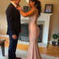 Pink Mermaid Floor Length Prom Dress Pretty Prom Dress Classic Evening Dress  Y647